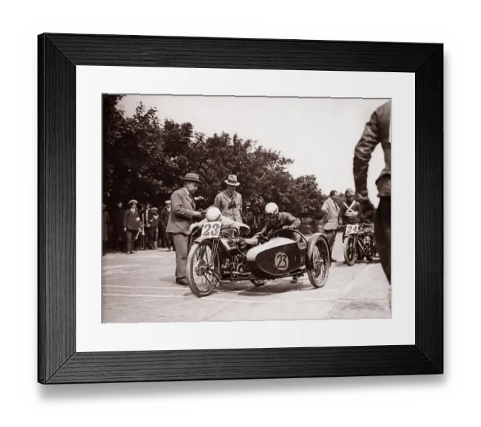Framed Print : Len Parker & Ken Horstman (Douglas) 1925 Sidecar TT Framed Print : Len Parker & Ken Horstman (Douglas) 1925 Sidecar TT