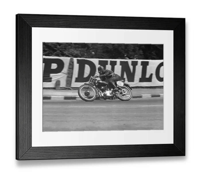 Framed Print : Roland Pike (Pike Rudge) 1950 Lightweight TT Framed Print : Roland Pike (Pike Rudge) 1950 Lightweight TT