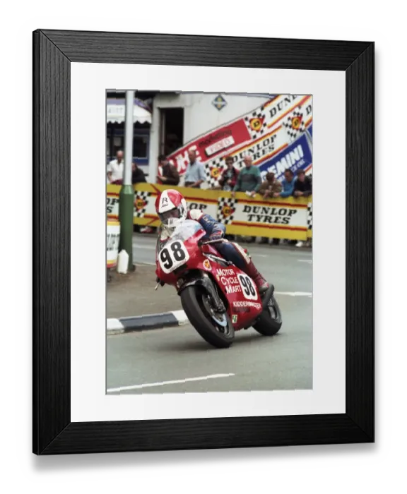 Framed Print : Tony Rutter (Ducati) 1989 Formula One TT Framed Print : Tony Rutter (Ducati) 1989 Formula One TT