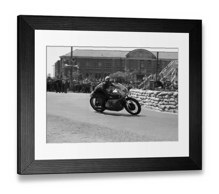 Framed Print : Tommy Robb (GMS) 1959 Lightweight TT Framed Print : Tommy Robb (GMS) 1959 Lightweight TT