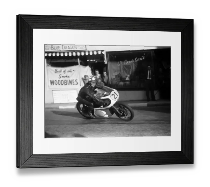Framed Print : Tommy Robb (NSU) 1958 Lightweight TT Framed Print : Tommy Robb (NSU) 1958 Lightweight TT