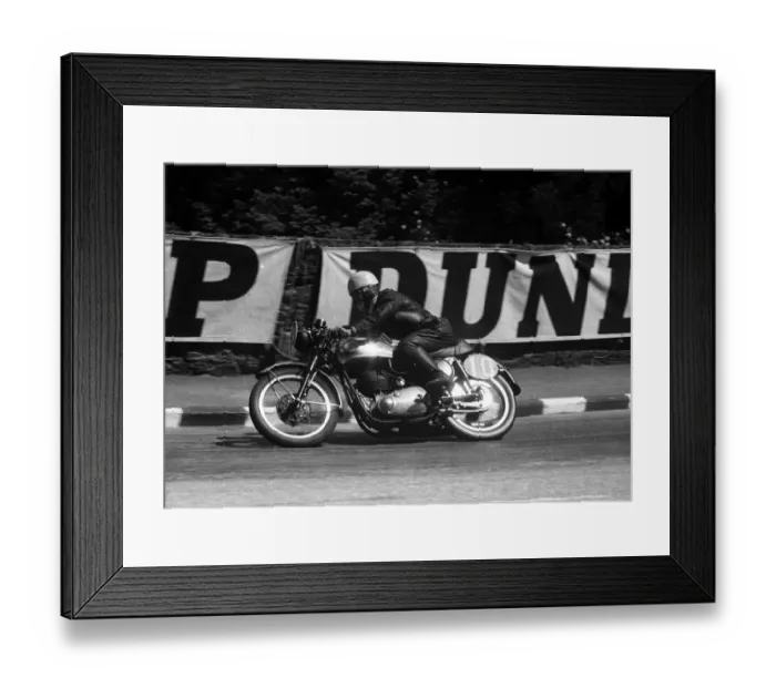 Framed Print : Dennis Pratt (BSA) 1956 Junior Clubman TT Framed Print : Dennis Pratt (BSA) 1956 Junior Clubman TT