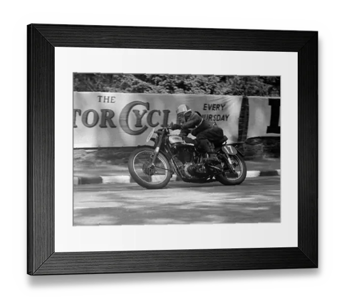 Framed Print : P J Price (Norton) 1951 Senior Clubman TT Framed Print : P J Price (Norton) 1951 Senior Clubman TT