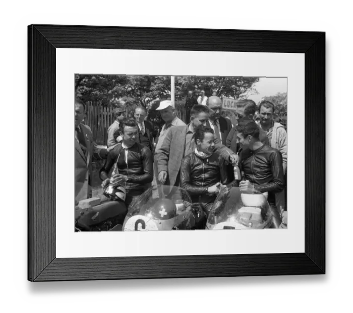 Framed Print : The winners; 1962 Ultra Lightweight TT Framed Print : The winners; 1962 Ultra Lightweight TT