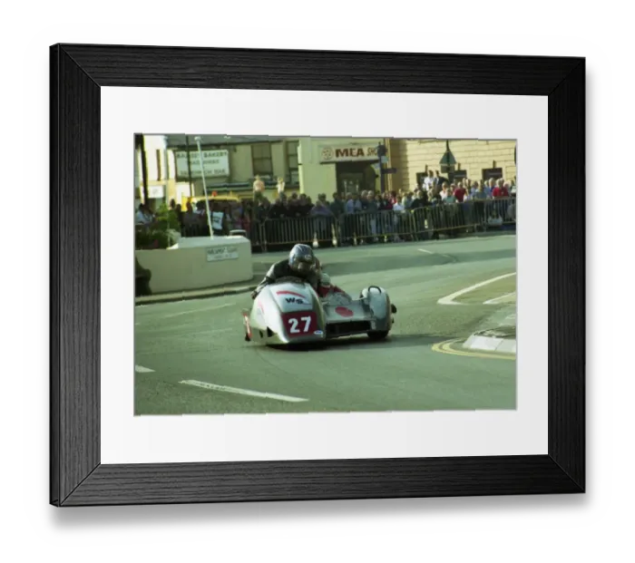 Framed Print : Wally Saunders & Bruce Moore (Ireson) 2003 Sidecar TT Framed Print : Wally Saunders & Bruce Moore (Ireson) 2003 Sidecar TT