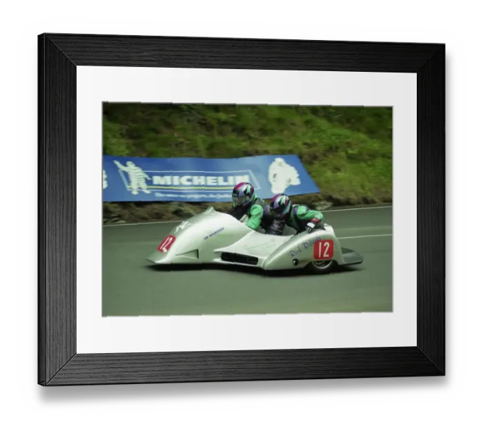 Framed Print : Wally Saunders & Rick Roberts (Ireson) 2000 Sidecar TT Framed Print : Wally Saunders & Rick Roberts (Ireson) 2000 Sidecar TT