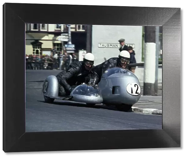 Siegfried Schauzu & Horst Schneider (BMW) 1967 Sidecar TT
