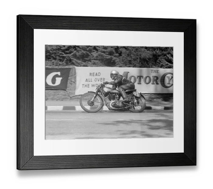Framed Print : Cyril Scott (Norton) 1951 Senior Clubman TT Framed Print : Cyril Scott (Norton) 1951 Senior Clubman TT