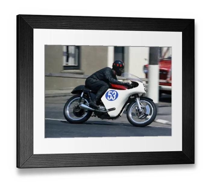 Framed Print : Dick Standing (AJS) 1967 Junior TT Framed Print : Dick Standing (AJS) 1967 Junior TT