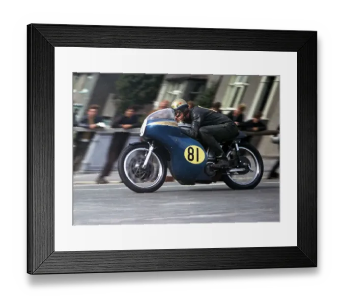 Framed Print : Charlie Sanby (Norton) 1966 Senior TT Framed Print : Charlie Sanby (Norton) 1966 Senior TT