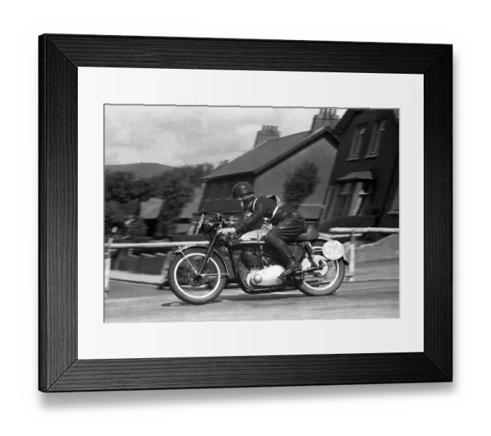 Framed Print : Norman Sweetman (BSA) 1956 Junior Clubman TT Framed Print : Norman Sweetman (BSA) 1956 Junior Clubman TT