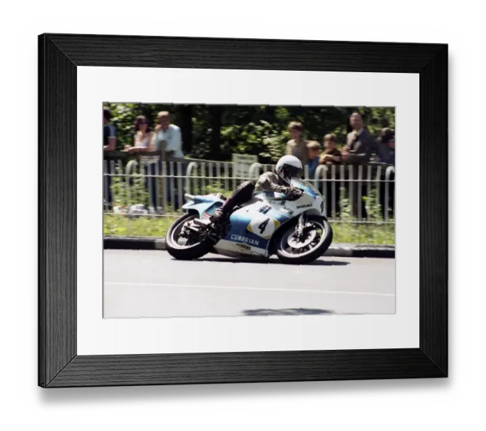 Framed Print : Steve Tonkin (Suzuki) 1984 Premier Classic TT Framed Print : Steve Tonkin (Suzuki) 1984 Premier Classic TT