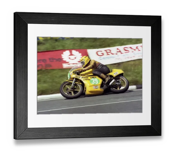 Framed Print : Neil Tuxworth (Rotax) 1981 Junior TT