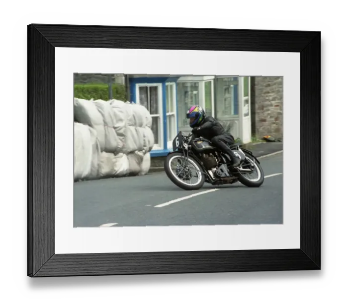 Framed Print : Fred Walton (Velocette) 1993 Pre TT Classic Framed Print : Fred Walton (Velocette) 1993 Pre TT Classic