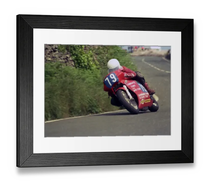 Framed Print : Peter Wakefield (Maxton Rotax) 1987 Junior TT Framed Print : Peter Wakefield (Maxton Rotax) 1987 Junior TT