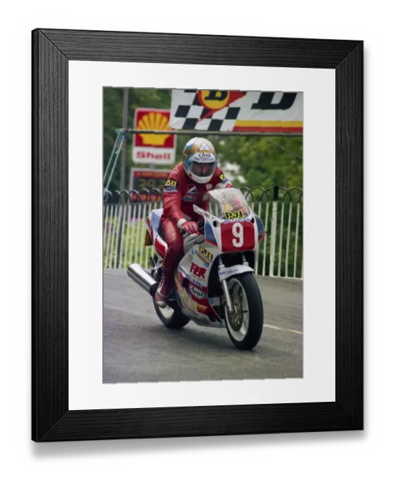 Framed Print : Malcolm Wheeler (Yamaha) 1988 Production A TT Framed Print : Malcolm Wheeler (Yamaha) 1988 Production A TT