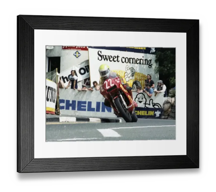 Framed Print : Jim Wells (Kawasaki) 1982 Formula One TT Framed Print : Jim Wells (Kawasaki) 1982 Formula One TT