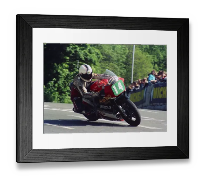 Framed Print : Steve Ward (Suzuki) 1987 Production B TT Framed Print : Steve Ward (Suzuki) 1987 Production B TT