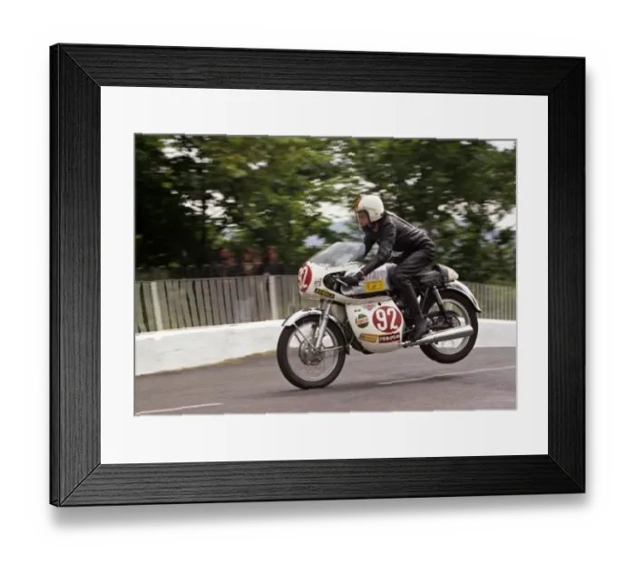 Framed Print : Nev Watts (Honda) 1974 Production 250 TT Framed Print : Nev Watts (Honda) 1974 Production 250 TT