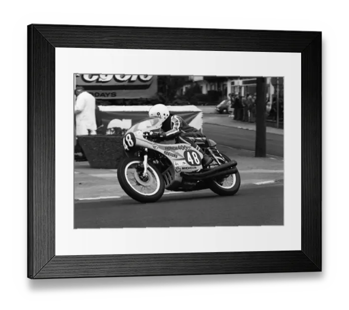 Framed Print : Nev Watts (Honda) 1977 Formula 3 TT Framed Print : Nev Watts (Honda) 1977 Formula 3 TT