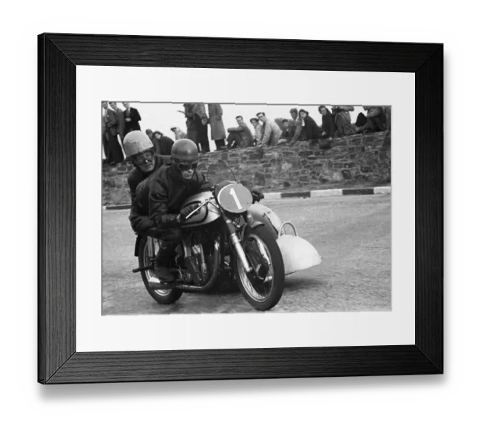 Framed Print : Jack Wijns & Jean Vervoot (Norton) 1954 Sidecar TT Framed Print : Jack Wijns & Jean Vervoot (Norton) 1954 Sidecar TT