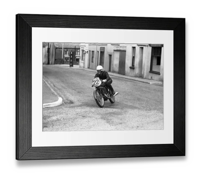 Framed Print : Bill Webster (MV) 1954 Ultra Lightweight TT Framed Print : Bill Webster (MV) 1954 Ultra Lightweight TT