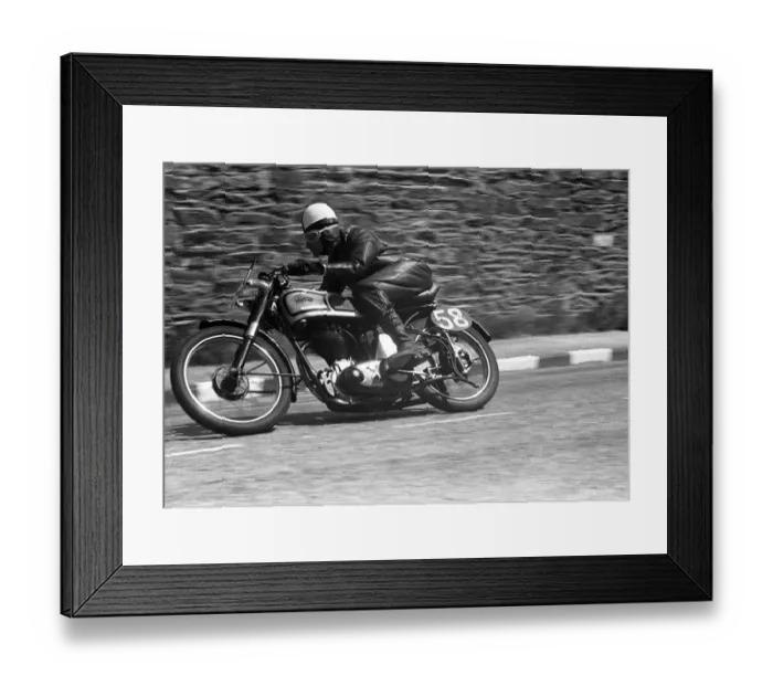 Framed Print : T F Watson (Norton) 1953 Senior Clubman TT Framed Print : T F Watson (Norton) 1953 Senior Clubman TT