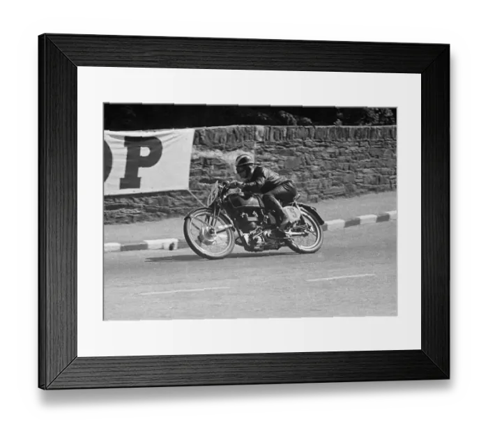 Framed Print : Arthur Wheeler (Velocette) 1951 Junior TT Framed Print : Arthur Wheeler (Velocette) 1951 Junior TT