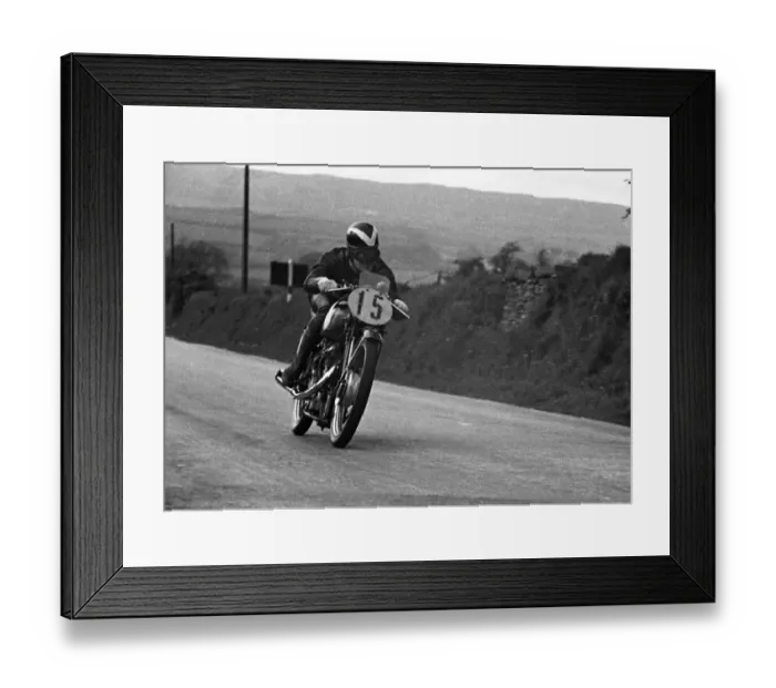 Framed Print : Arthur Wheeler (Velocette) 1951 Junior TT Framed Print : Arthur Wheeler (Velocette) 1951 Junior TT