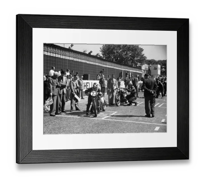 Framed Print : Arthur Wheeler (Velocette) and Albert Moule (Norton) 1950 Junior TT Framed Print : Arthur Wheeler (Velocette) and Albert Moule (Norton) 1950 Junior TT