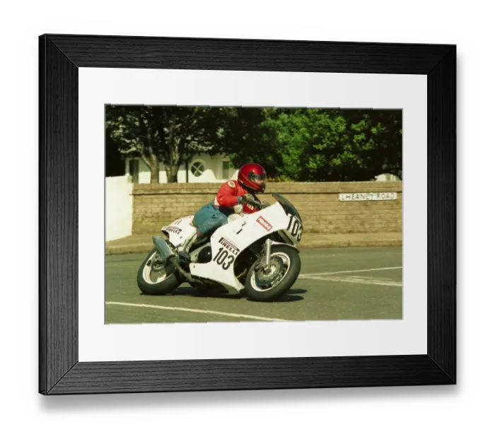 Framed Print : Mick Williams (Honda) 1987 Formula One TT Framed Print : Mick Williams (Honda) 1987 Formula One TT