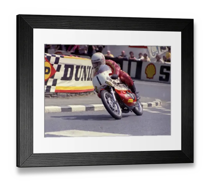 Framed Print : Charlie Williams (Johnson Yamaha) 1973 Ultra Lightweight TT Framed Print : Charlie Williams (Johnson Yamaha) 1973 Ultra Lightweight TT