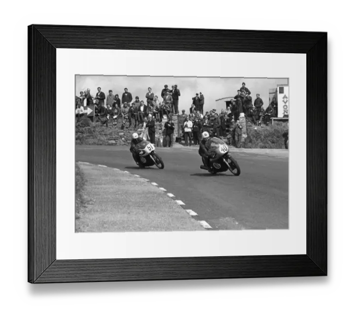 Framed Print : David Williams (Norton) and Carl Ward (Norton) 1966 Senior TT Framed Print : David Williams (Norton) and Carl Ward (Norton) 1966 Senior TT
