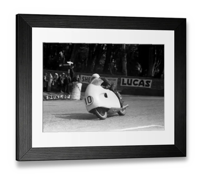Framed Print : Jack Wood (NSU) 1957 Lightweight TT Framed Print : Jack Wood (NSU) 1957 Lightweight TT