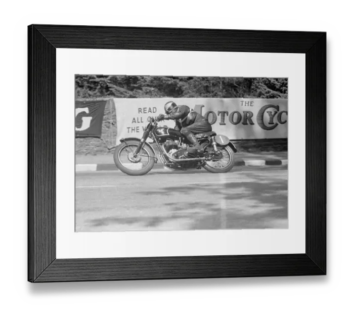 Framed Print : David Wilkins (Matchless) 1951 Senior TT Framed Print : David Wilkins (Matchless) 1951 Senior TT