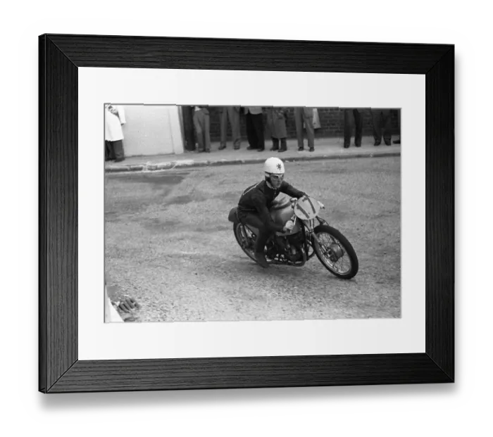 Framed Print : Harvey Williams (EMC) 1954 Ultra Lightweight TT Framed Print : Harvey Williams (EMC) 1954 Ultra Lightweight TT