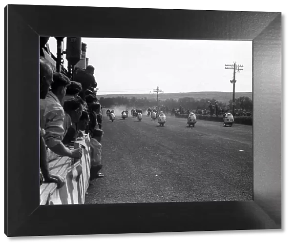 Start of the 1955 Lightweight Ulster Grand Prix