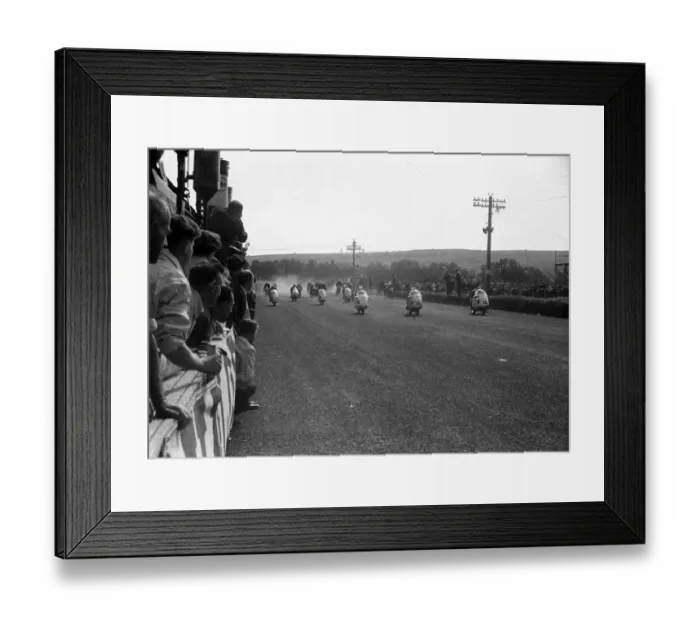 Framed Print : Start of the 1955 Lightweight Ulster Grand Prix Framed Print : Start of the 1955 Lightweight Ulster Grand Prix