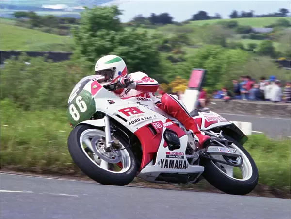 Barry Woodland (Yamaha) 1987 Production D TT