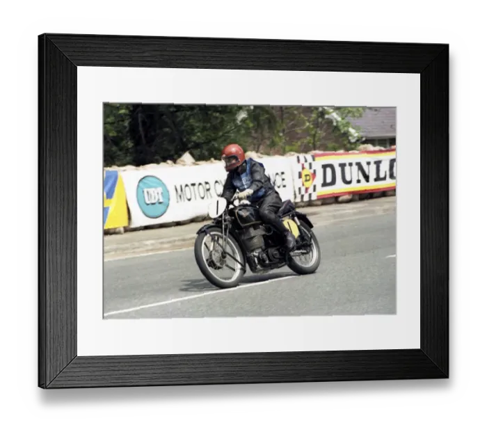 Framed Print : Stanley Woods (Velocette) 1980 Classic Parade Lap Framed Print : Stanley Woods (Velocette) 1980 Classic Parade Lap