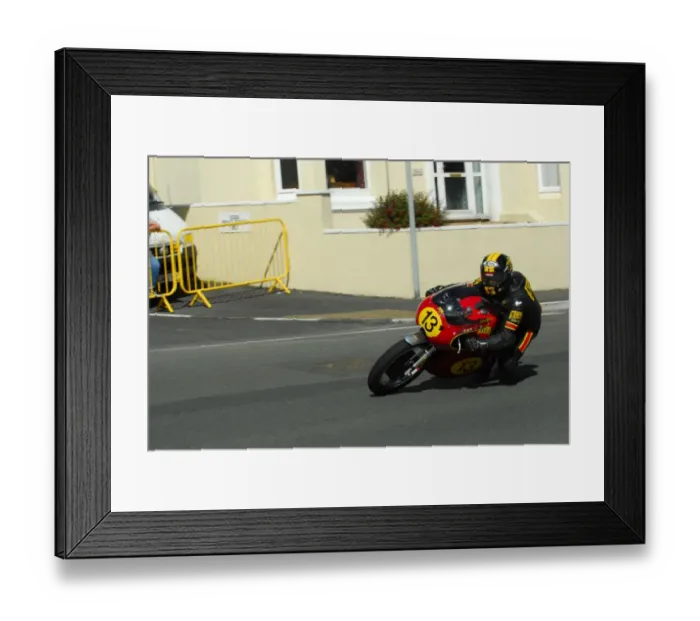 Framed Print : Horst Saiger (Egli Vincent) 2016 Senior Classic TT