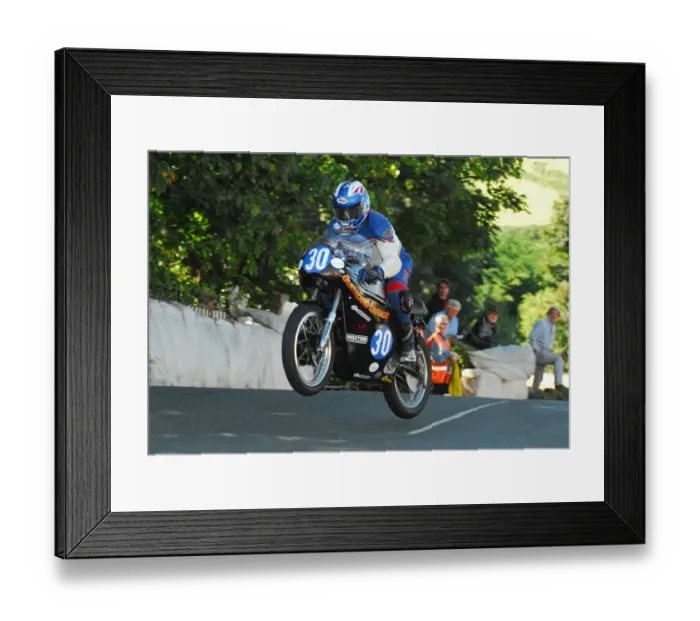 Framed Print : Nick Jefferies (Norton) 2016 Junior Classic TT Framed Print : Nick Jefferies (Norton) 2016 Junior Classic TT