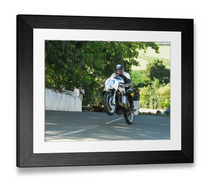 Framed Print : Hefyn Owen (Honda) 2016 Junior Classic TT Framed Print : Hefyn Owen (Honda) 2016 Junior Classic TT