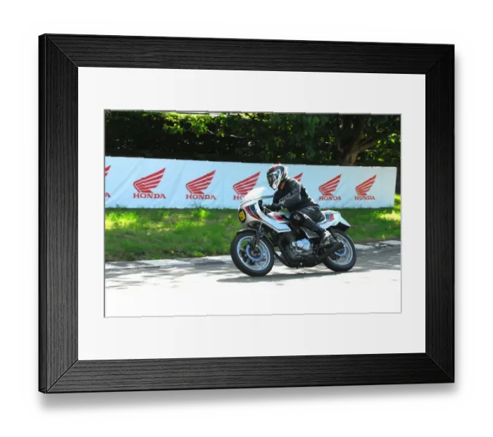 Framed Print : Allen Corlett (Laverda) 2016 Classic TT Parade Lap Framed Print : Allen Corlett (Laverda) 2016 Classic TT Parade Lap