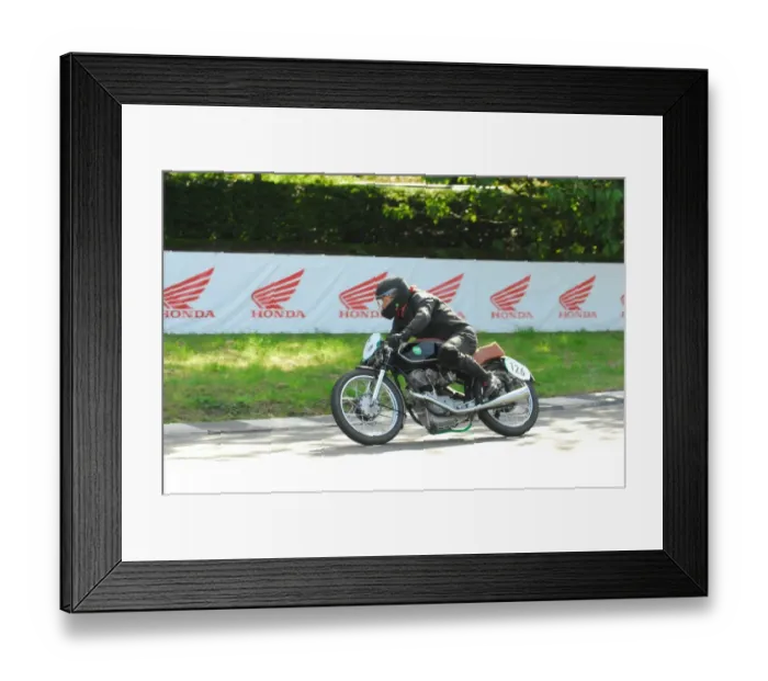 Framed Print : Jens Herfort (AWO) 2016 Classic TT Parade Lap Framed Print : Jens Herfort (AWO) 2016 Classic TT Parade Lap