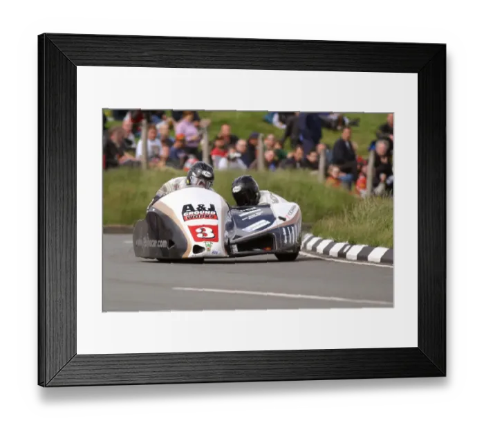Framed Print : Nick Crowe & Darren Hope (DMR Honda) 2004 Sidecar TT Framed Print : Nick Crowe & Darren Hope (DMR Honda) 2004 Sidecar TT
