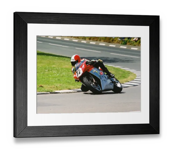 Framed Print : Umberto Rumiano (MV) 2004 Formula One TT