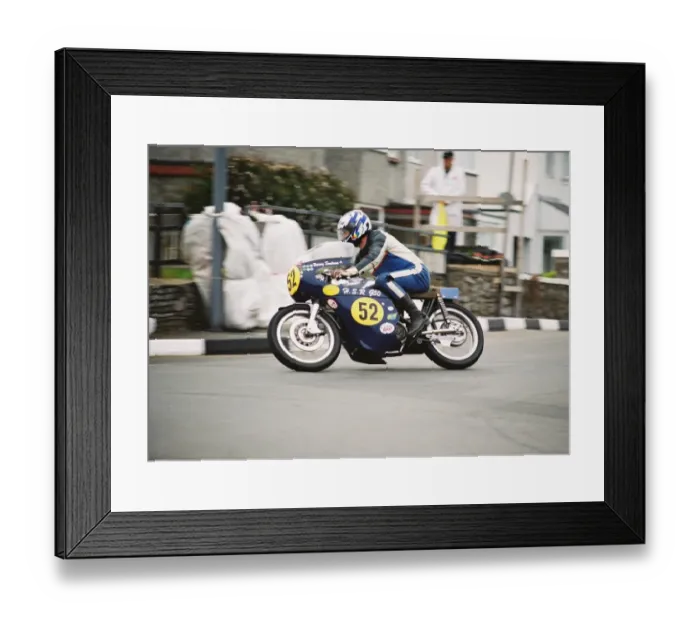 Framed Print : Harvey Swetman (Seeley G50) 2004 Pre TT Classic Framed Print : Harvey Swetman (Seeley G50) 2004 Pre TT Classic