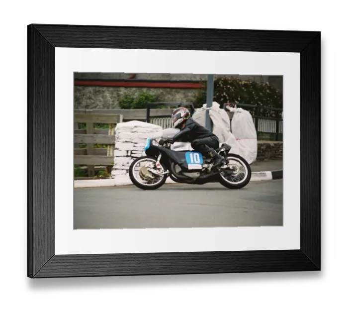 Framed Print : John Loder (Greeves) 2004 Pre TT Classic Framed Print : John Loder (Greeves) 2004 Pre TT Classic