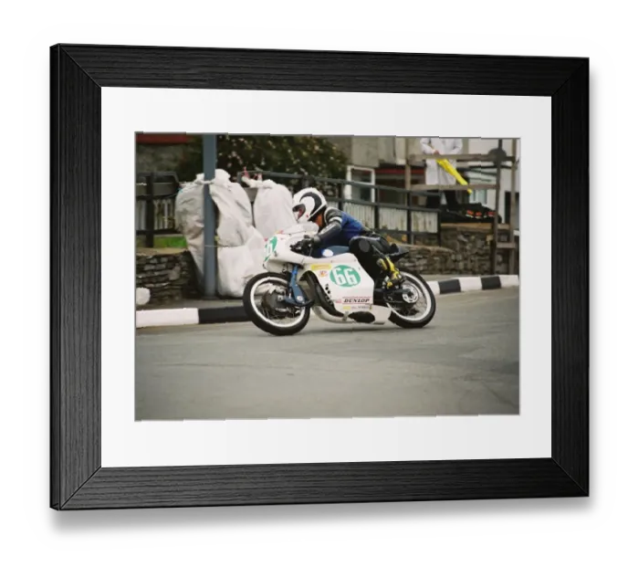 Framed Print : Paul Coward (Greeves) 2004 Pre TT Classic Framed Print : Paul Coward (Greeves) 2004 Pre TT Classic